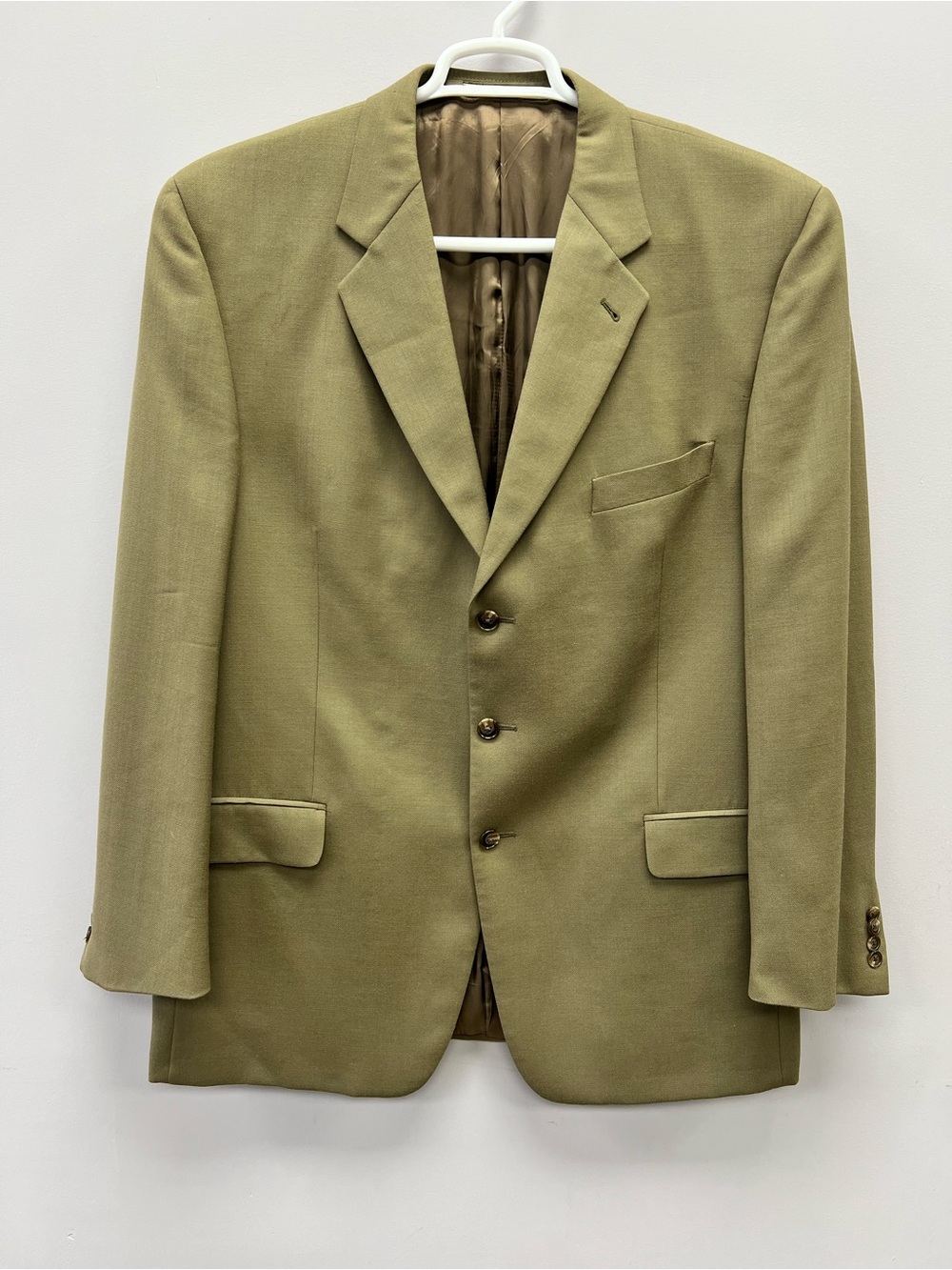 Saks 5th Ave Joseph Abboud Tan Men's Single-Breasted Blazer 44L
